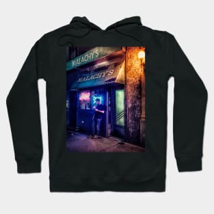 Upper West Side Night Street Manhattan NYC Hoodie